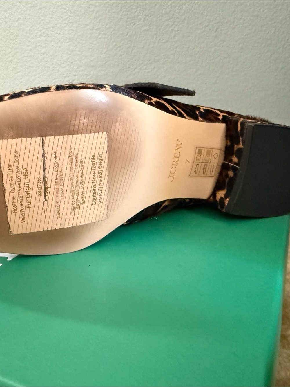 J. Crew Leopard-Print Mary Jane Flats with Gold Buckles - Picture 4 of 5